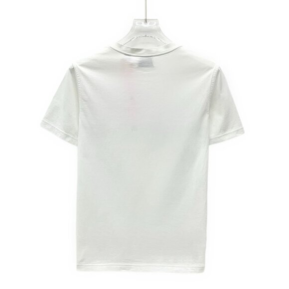 BURBERRY LONDON ENGLAND White Cotton Logo T-Shirt XS Size Round Neck Short Sleev - Picture 7 of 7
